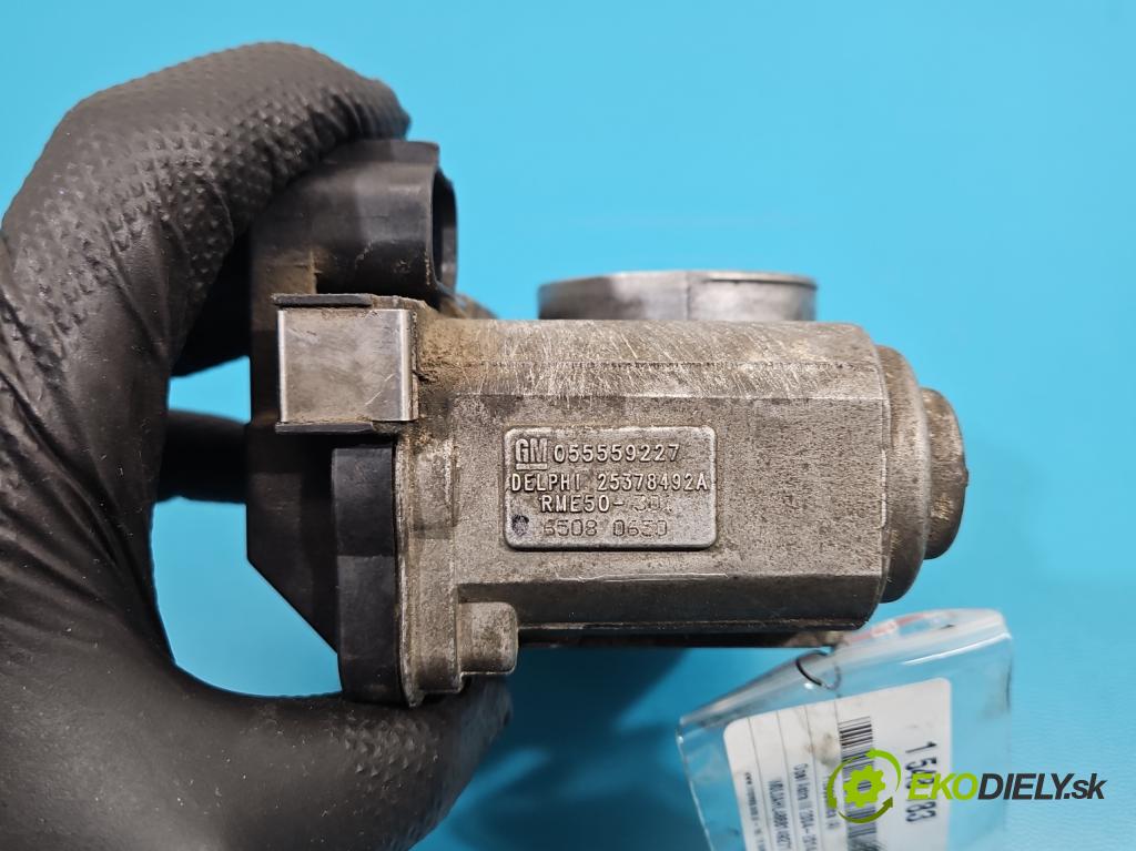 Opel Astra III 2004-2014 1.6 16V 105 hp manual 77 kW 1598 cm3 5- škrticí klapka 055559227 (Škrticí klapka)