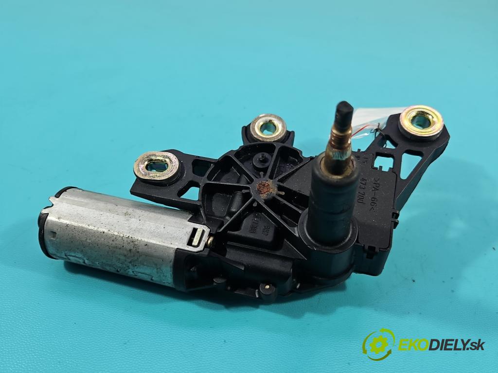 Vw Polo IV 9N 2001-2009 1.2 6V 54 HP manual 40 kW 1198 cm3 5- motor stieračov zadné 6Q6955711A
