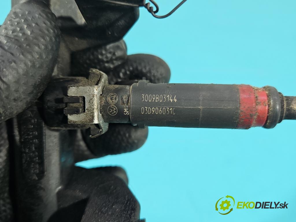 Vw Polo IV 9N 2001-2009 1.2 6V 54 HP manual 40 kW 1198 cm3 5- vstrek 03D906031C (Vstrekovač paliva)