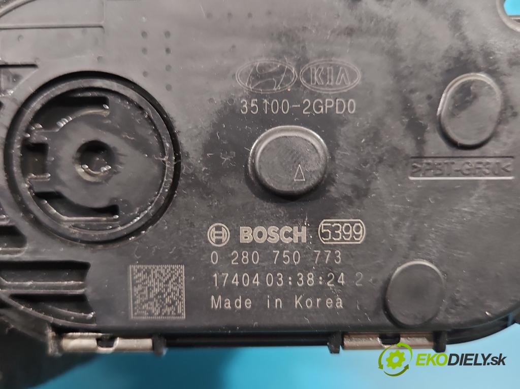 Hyundai I30 III 2016- 2.0 16V 280KM: automatic 206 kW 1998 cm3 5- klapka 35100-2GPD0 (Škrtiaca klapka)