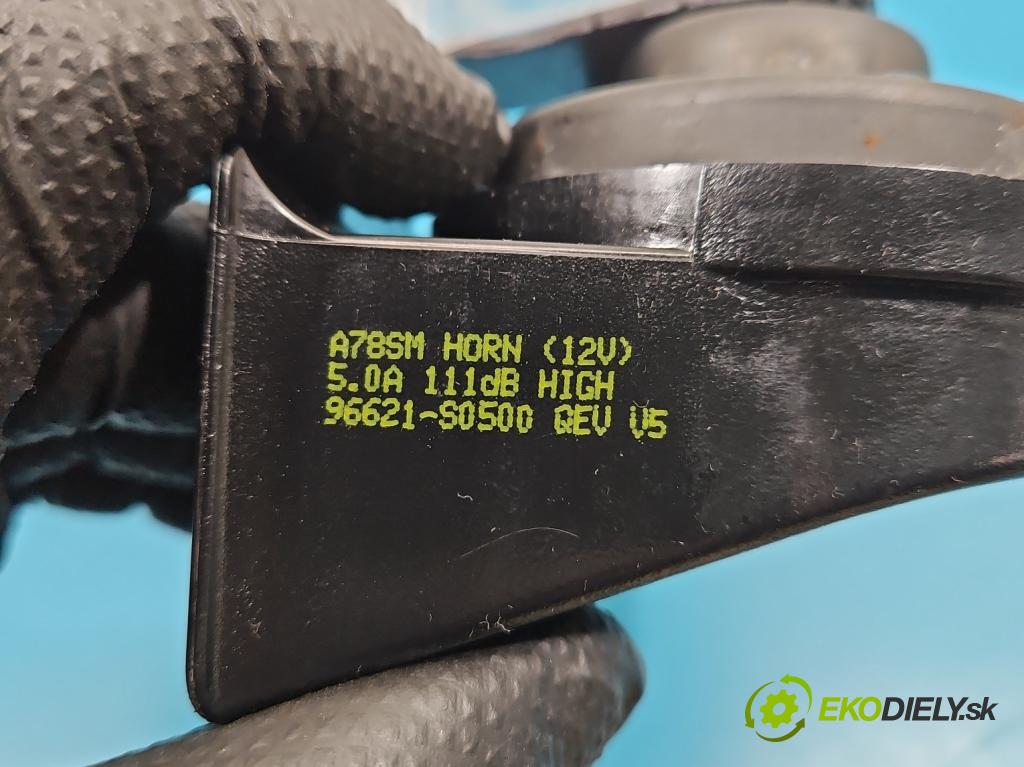 Hyundai I30 III 2016- 2.0 16V 280KM: automatic 206 kW 1998 cm3 5- Klakson: 96621-S0500