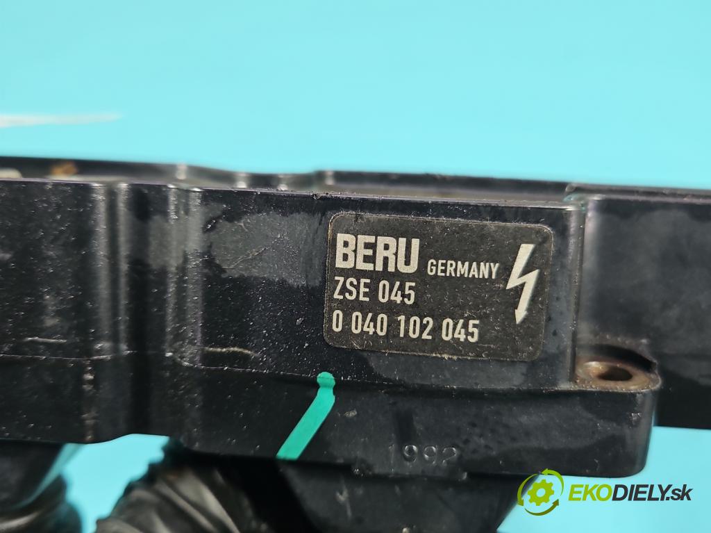 Peugeot 307 1.6 16V 109 HP manual 80 kW 1587 cm3 5- cievka zapaľovacia 0040102045 (Zapaľovacia cievka)