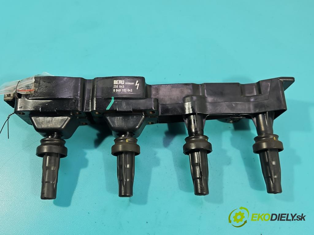 Peugeot 307 1.6 16V 109 HP manual 80 kW 1587 cm3 5- cievka zapaľovacia 0040102045 (Zapaľovacia cievka)