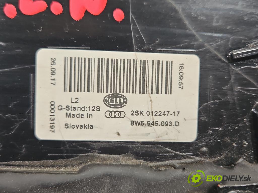 Audi A4 B9 2015-2024 2.0 TFSI 252KM automatic 185 kW 1984 cm3 4- svetlo / reflektor zadné ľavé 8W5945093D (Kľučka dverí ostatné)