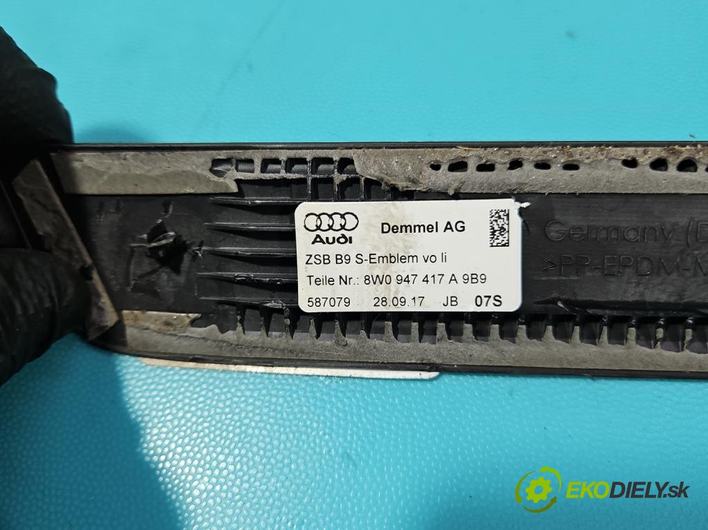 Audi A4 B9 2015-2024 2.0 TFSI 252KM automatic 185 kW 1984 cm3 4- lišta ozdobná vnitŕní: 8W0947417A