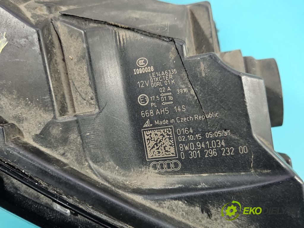 Audi A4 B9 2015-2024 2.0 TFSI 252KM automatic 185 kW 1984 cm3 4- Reflektor: pravý 030129623200 (Svetlo predné pravé)