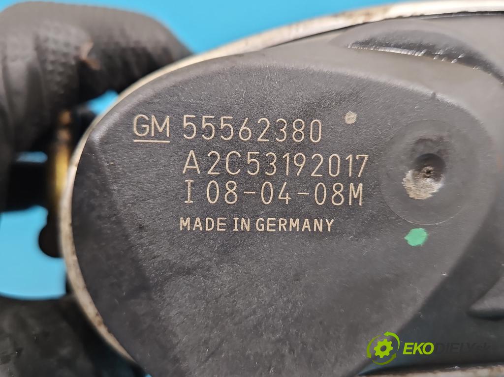 Opel Zafira B 2005-2014 1.8 16V 140 HP manual 103 kW 1796 cm3 5- klapka 55562380 (Škrtiaca klapka)