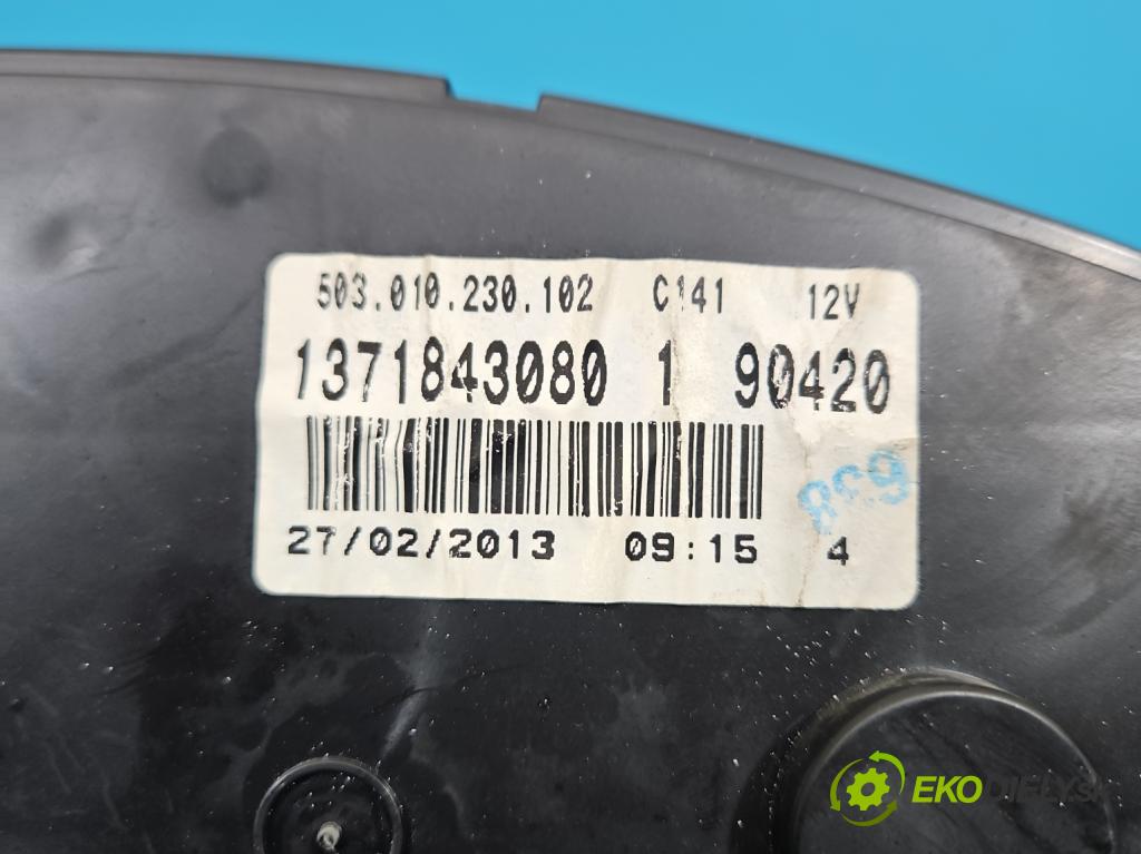 Citroen Jumper II 2006-2014 2.2 hdi 131 HP manual 96 kW 2198 cm3 5- prístrojovka/ budíky 1371843080 (Prístrojová doska)