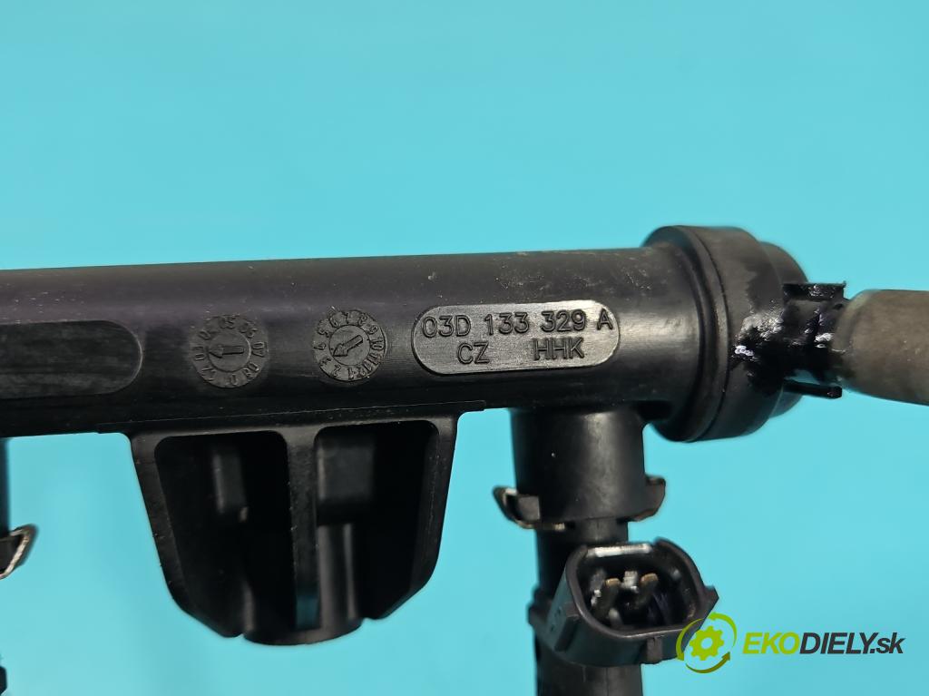 Skoda Fabia I 1999-2007 1.2 6V 54 HP manual 40 kW 1198 cm3 5- vstrek 03D906031C (Vstrekovač paliva)