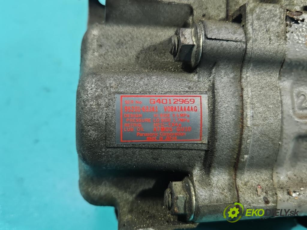 Suzuki SX4 I 2006-2014 1.6 16v 120 HP manual 88 kW 1586 cm3 5- Kompresor: klimatizácie 95201-63JA1 (Kompresor klimatizácie)