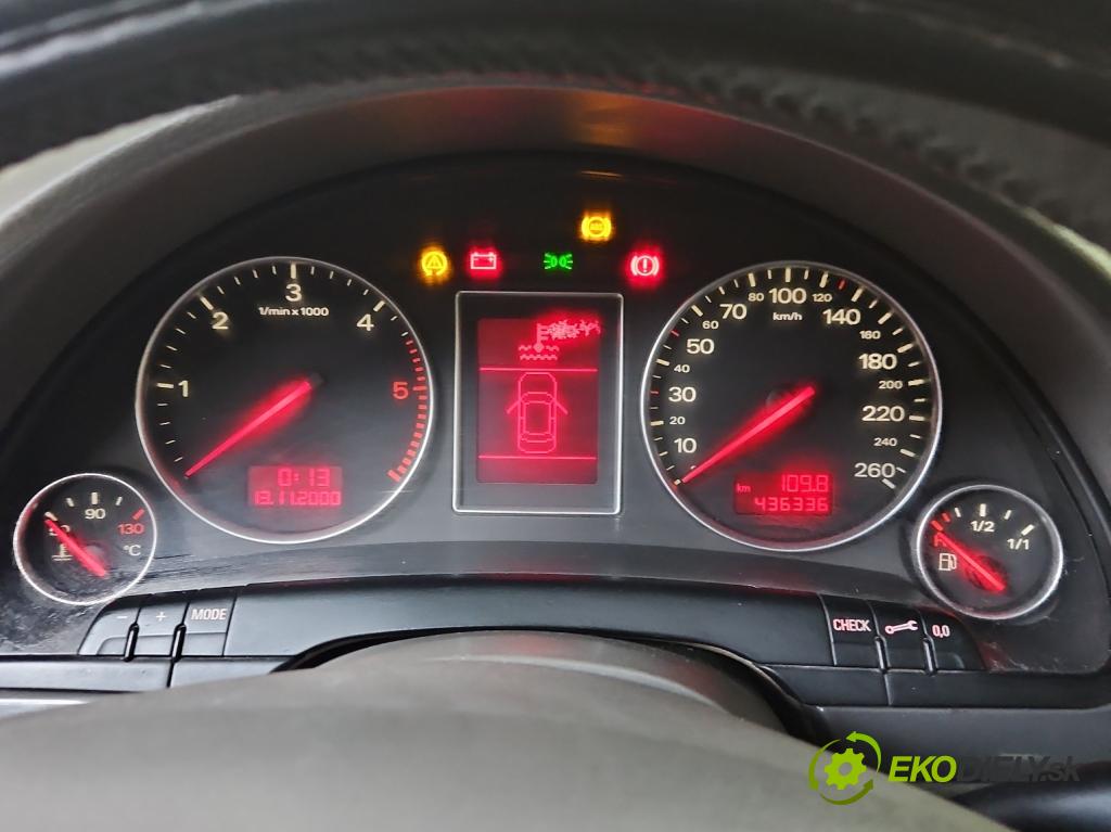 Audi A4 B6 2000-2004 1.9 tdi 131 HP manual 96 kW 1896 cm3 4- prístrojovka/ budíky 8E0920900E (Prístrojová doska)