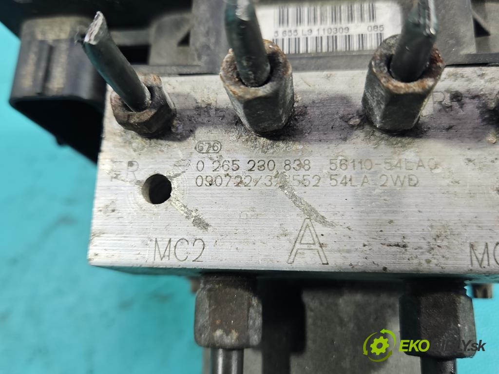 Suzuki SX4 I 2006-2014 1.6 16v 120 HP manual 88 kW 1586 cm3 5- čerpadlo abs 0265230838 (Pumpa ABS)