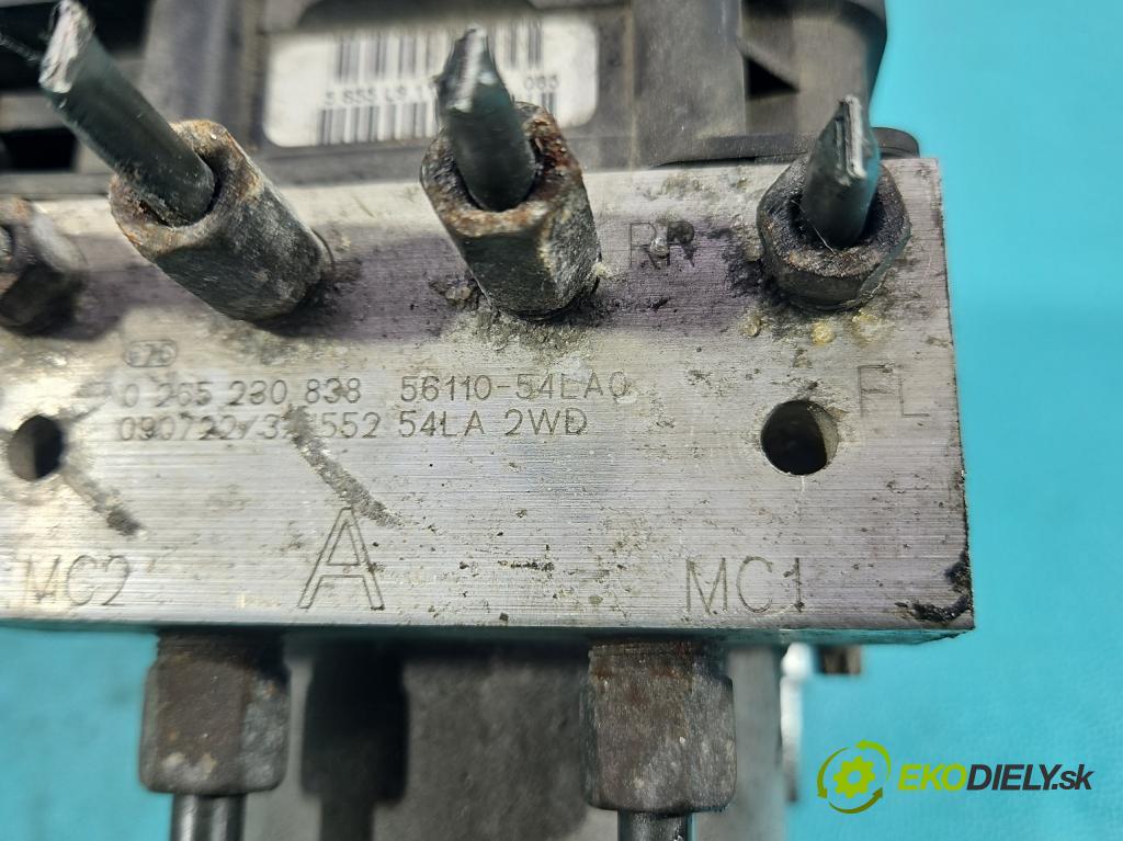 Suzuki SX4 I 2006-2014 1.6 16v 120 HP manual 88 kW 1586 cm3 5- čerpadlo abs 0265230838 (Pumpa ABS)