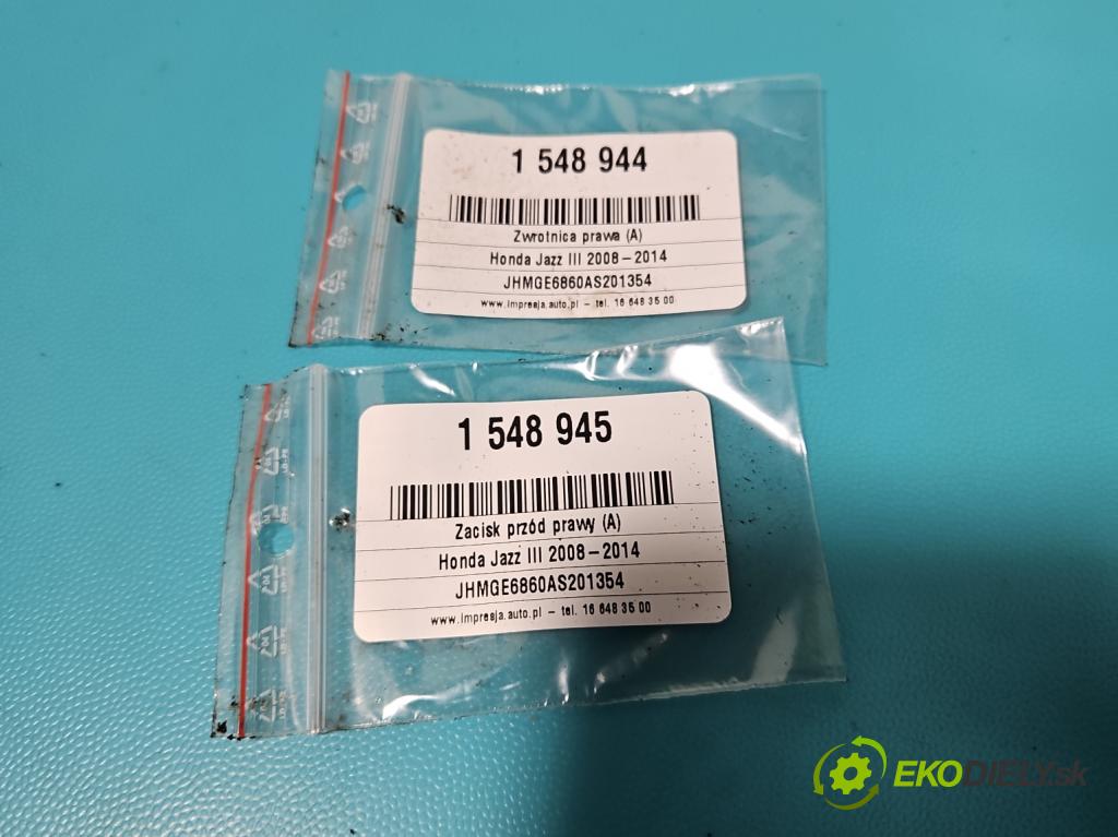 Honda Jazz III 2008-2014 1.3 16V 99 hp automatic 73 kW 1339 cm3 5- náboj pravé  (Náboj kola)