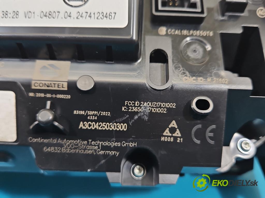 Skoda Superb III 2015-2024 2.0 tdi 150 HP automatic 110 kW 1968 cm3 5- prístrojovka/ budíky 3V0920790H (Prístrojová doska)