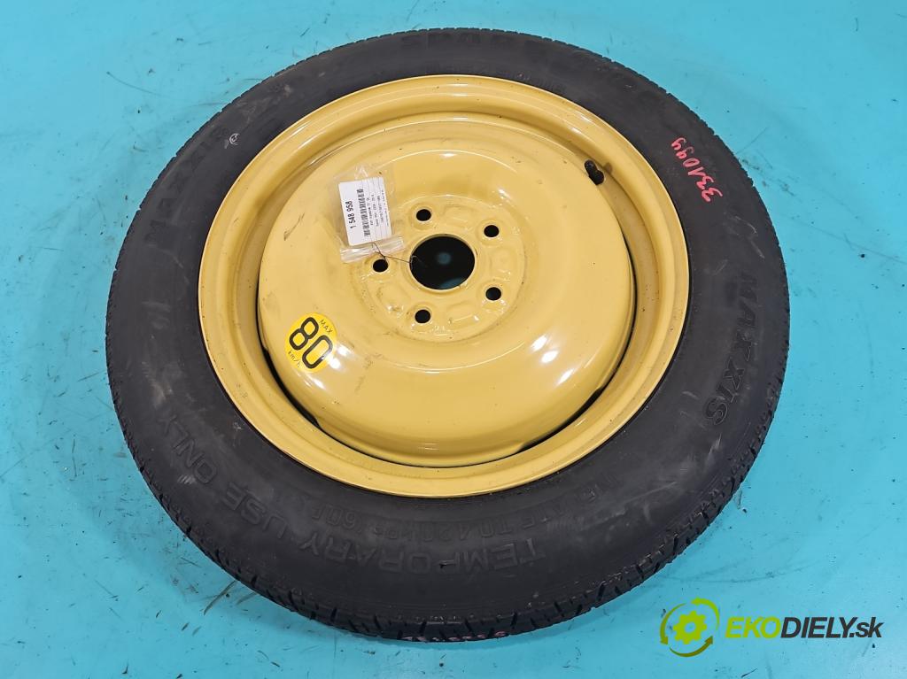 Suzuki SX4 I 2006-2014 1.6 16v 120 HP manual 88 kW 1586 cm3 5- koleso rezervne 16