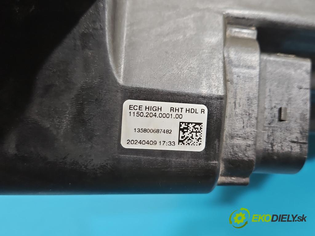 Skoda Superb III 2015-2024 2.0 tdi 150 HP automatic 110 kW 1968 cm3 5- Reflektor: pravý 3V1941016E (Svetlo predné pravé)