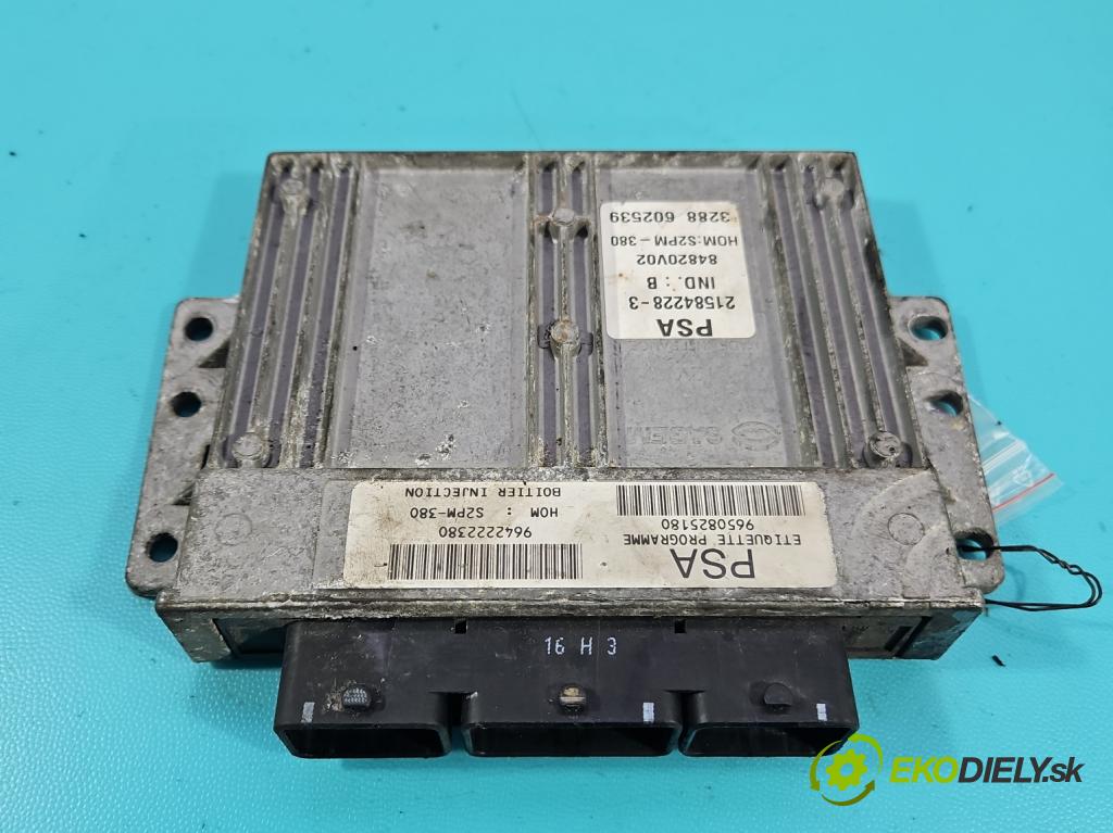 Citroen C3 I 2002-2009 1.4 8V 73 HP manual 54 kW 1360 cm3 5- riadiaca jednotka motora 9650825180