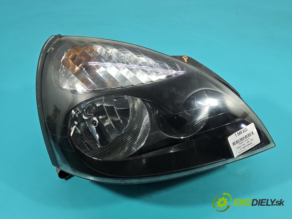 Renault Thalia I 1998-2009 1.4 8V 75 HP manual 55 kW 1390 cm3 4- Reflektor: pravý  (Svetlo predné pravé)