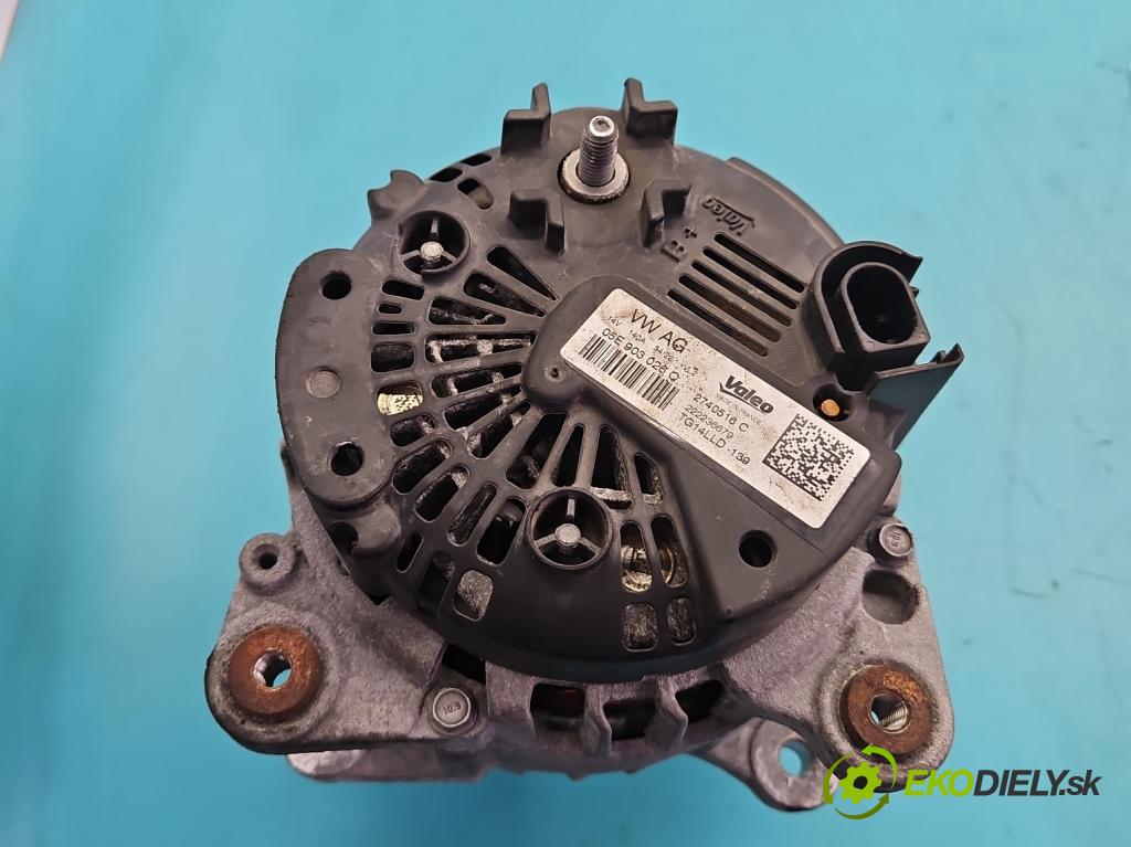 Cupra Formentor 20- 1.5 TSI 150 HP automatic 110 kW 1498 cm3 5- Alternator 05E903026Q (Alternátor)