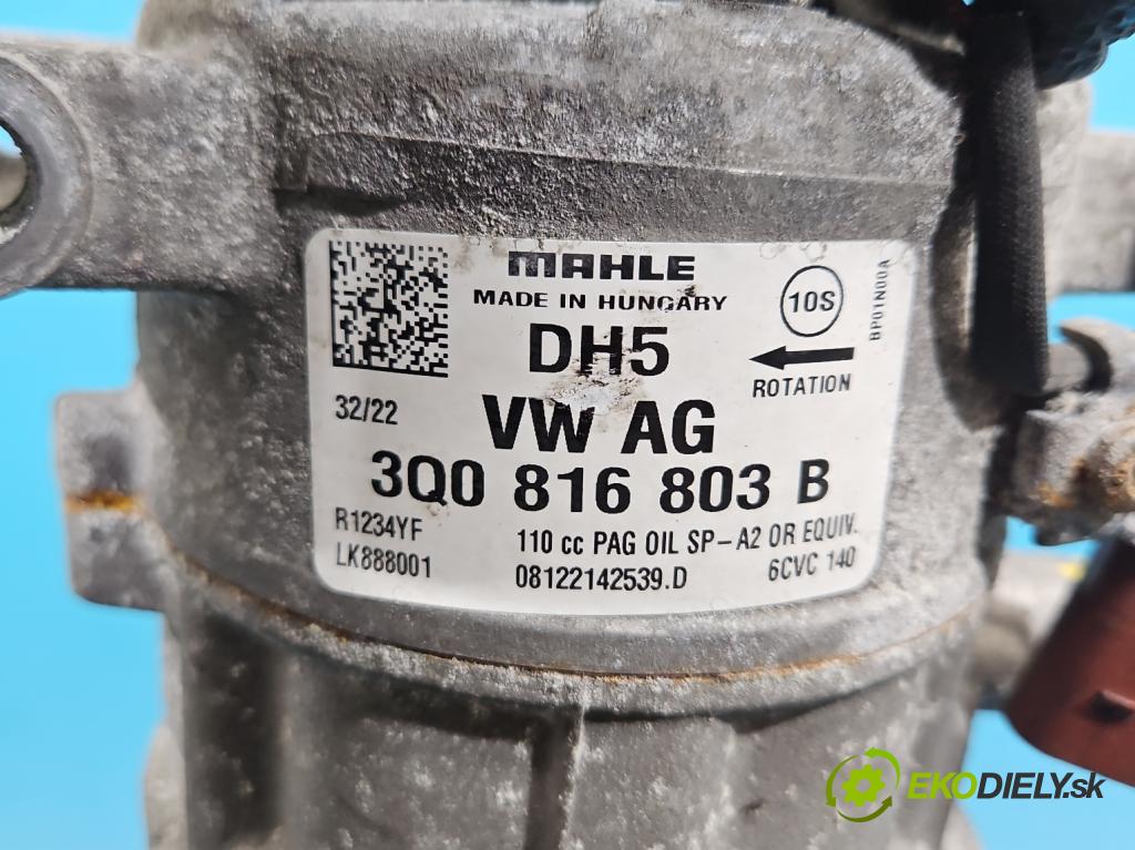 Cupra Formentor 20- 1.5 TSI 150 hp automatic 110 kW 1498 cm3 5- Kompresor: klíma 3Q0816803B (Kompresor klimatizace)