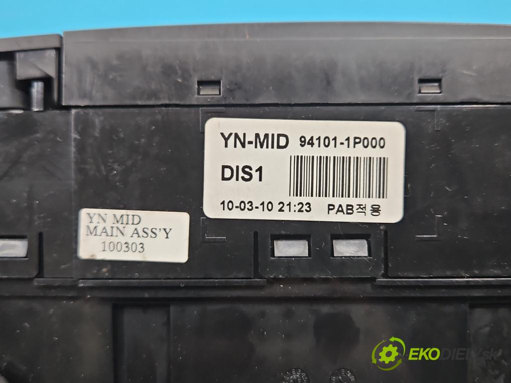 Kia Venga 1.4 16V 90 HP manual 66.2 kW 1396 cm3 5- Zobrazit: 94101-1P000 (Prístrojová doska)