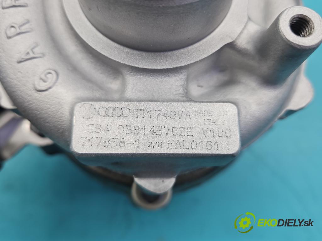 Audi A4 B6 2000-2004 1.9 tdi 131 hp manual 96 kW 1896 cm3 4- Turbodmychadlo repasováno 717858-1
