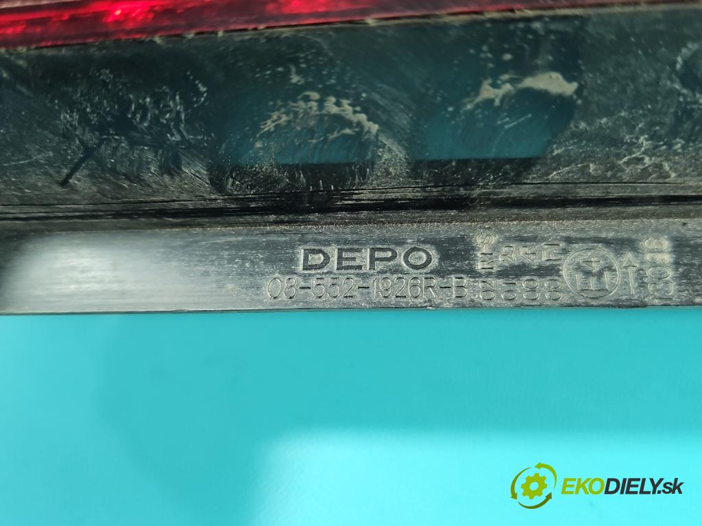 Citroen Jumper II 2006-2014 2.2 hdi 131 HP manual 96 kW 2198 cm3 5- svetlo / reflektor zadné pravé  (Kľučka dverí ostatné)