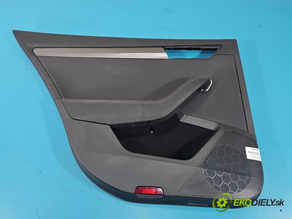 Skoda Superb III 2015-2024 2.0 tdi 150 hp automatic 110 kW 1968 cm3 5- Tapacír: dveře zadní levé 3V9867023CK