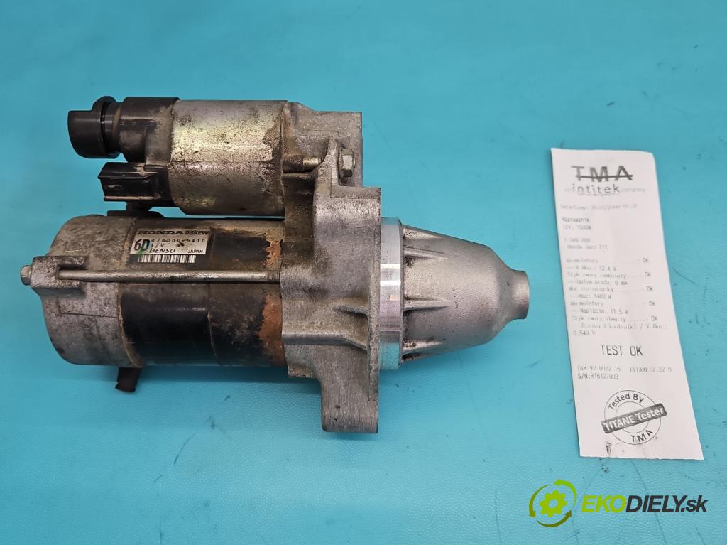 Honda Jazz III 2008-2014 1.3 16V 99 HP automatic 73 kW 1339 cm3 5- štartér 428000-54100 (Štartér)