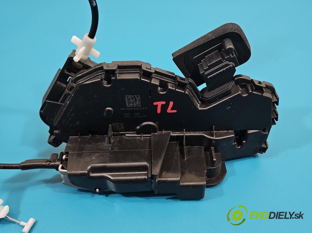 Skoda Superb III 2015-2024 2.0 tdi 150 hp automatic 110 kW 1968 cm3 5- zámek zadní levý A5T-5TA839015T