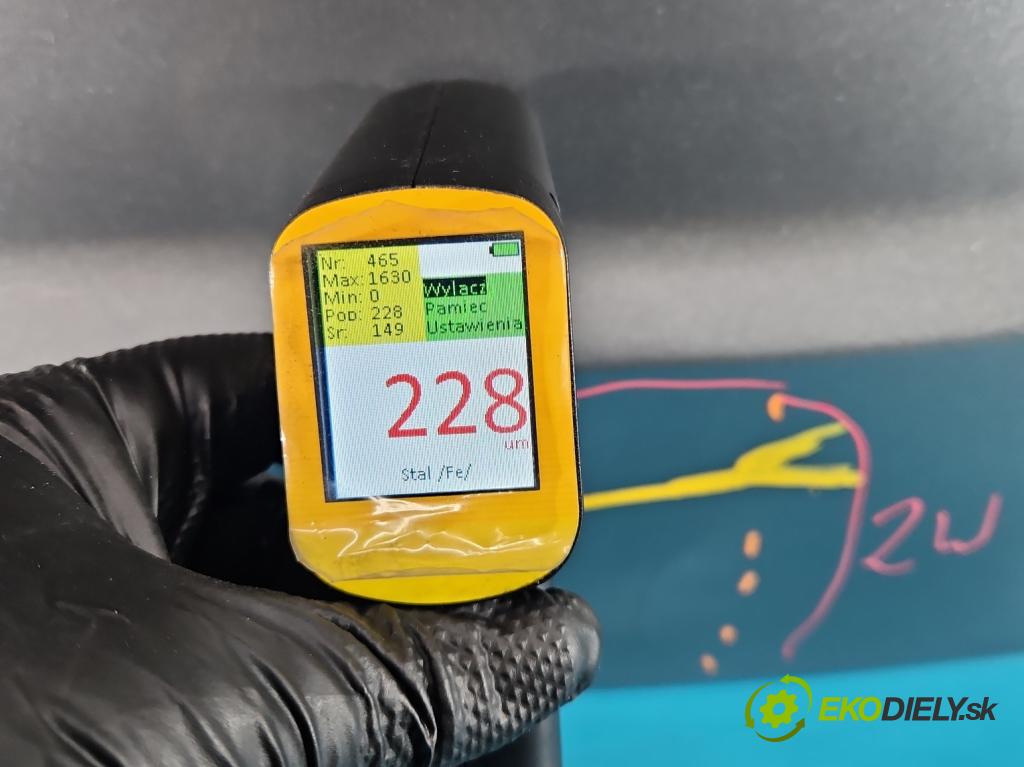 Honda Jazz III 2008-2014 1.3 16V 99 hp automatic 73 kW 1339 cm3 5- zadní kufrové dveře  (Zadní kapota (kufr))