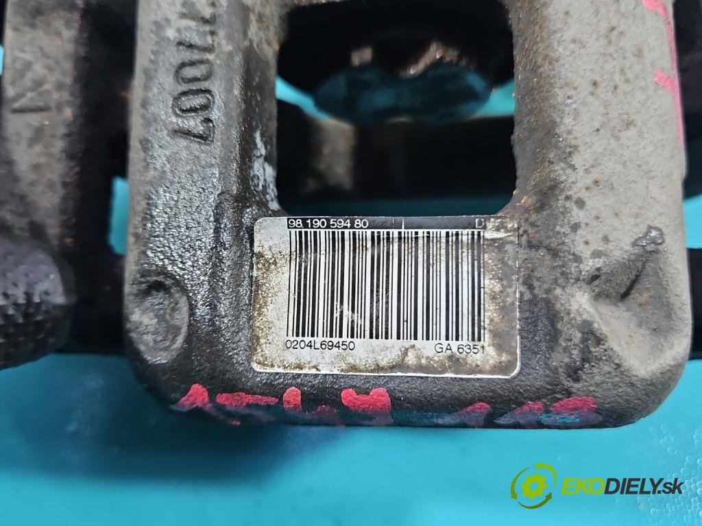 Peugeot 508 II 2018- 1.5 hdi 131 hp manual 96 kW 1499 cm3 5- brzdič zadní pravý 9819059480 (Klika dveří ostatní)