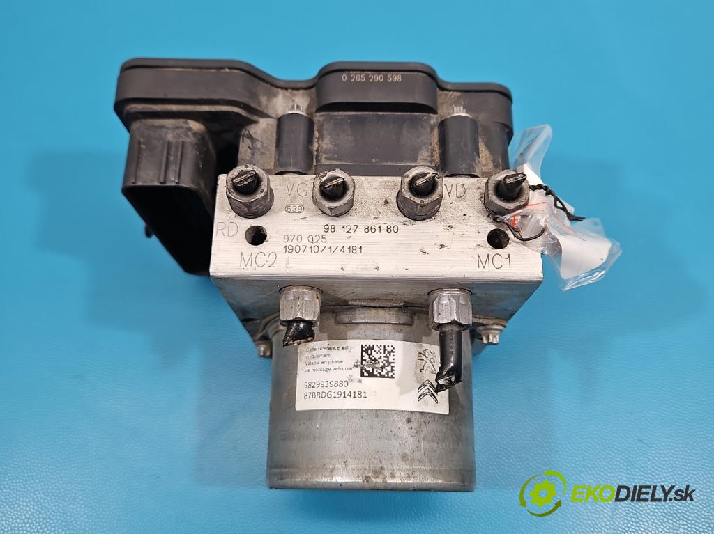 Peugeot 508 II 2018- 1.5 hdi 131 HP manual 96 kW 1499 cm3 5- čerpadlo abs 0265290598 (Pumpa ABS)