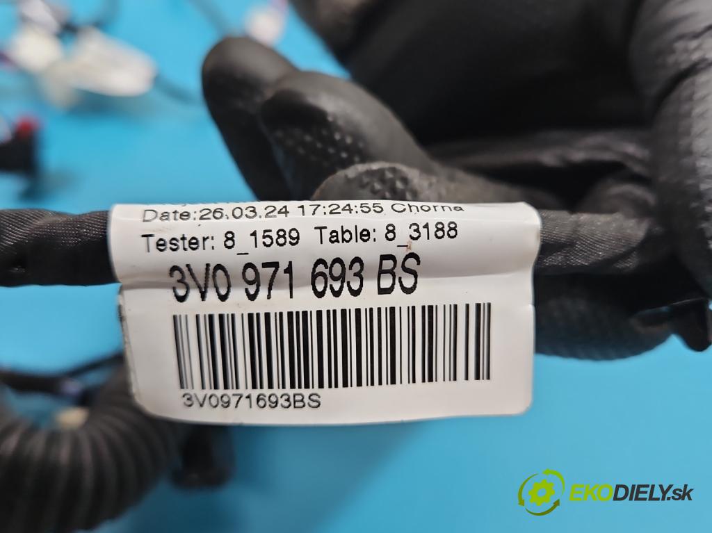 Skoda Superb III 2015-2024 2.0 tdi 150 HP automatic 110 kW 1968 cm3 5- Zväzok: dvere zadné vľavo: 3V0972297A