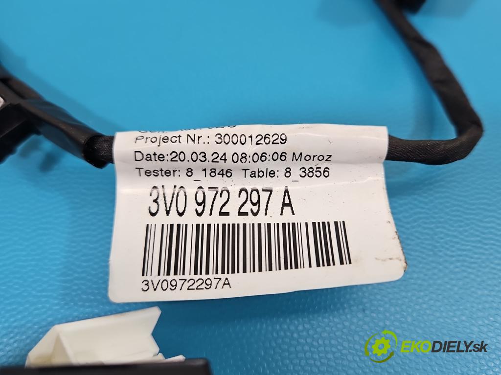 Skoda Superb III 2015-2024 2.0 tdi 150 HP automatic 110 kW 1968 cm3 5- Zväzok: dvere zadné vľavo: 3V0972297A