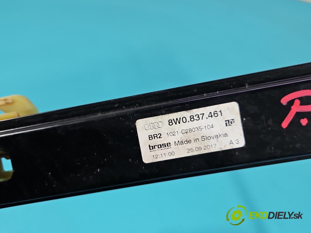 Audi A4 B9 2015-2024 2.0 TFSI 252KM automatic 185 kW 1984 cm3 4- mechanizmus okna predné ľavý 8W0837461
