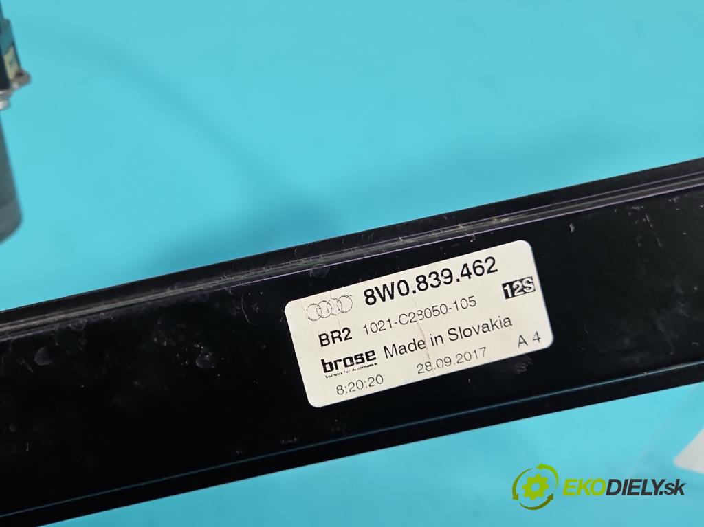 Audi A4 B9 2015-2024 2.0 TFSI 252KM automatic 185 kW 1984 cm3 4- mechanizmus okna zadné pravý 8W0959812