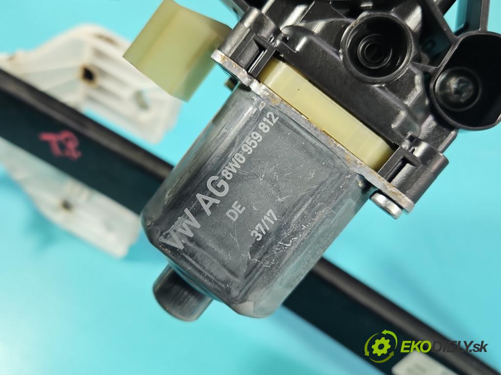 Audi A4 B9 2015-2024 2.0 TFSI 252KM automatic 185 kW 1984 cm3 4- mechanizmus okna zadné pravý 8W0959812