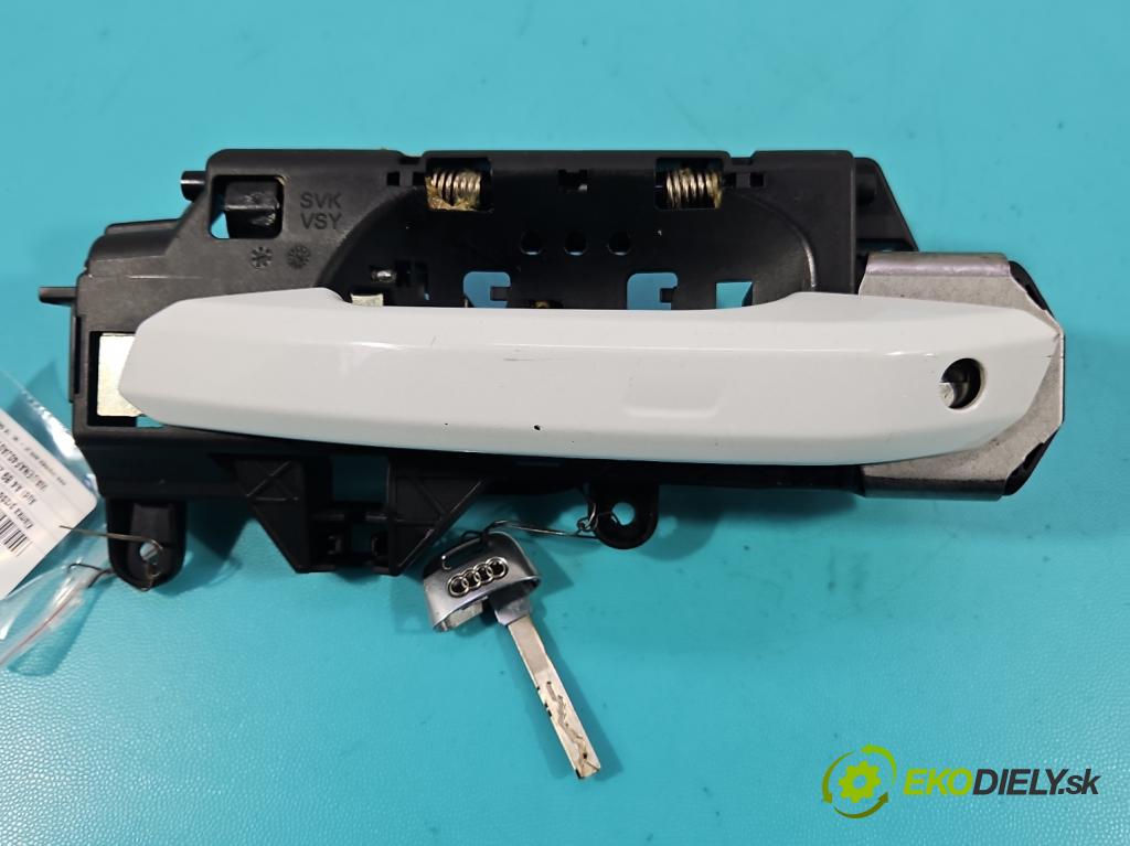 Audi A4 B9 2015-2024 2.0 TFSI 252KM automatic 185 kW 1984 cm3 4- rukoväť predné ľavé mimo: 8W1837811A (Kľučka dverí vonkajšia predná ľavá)