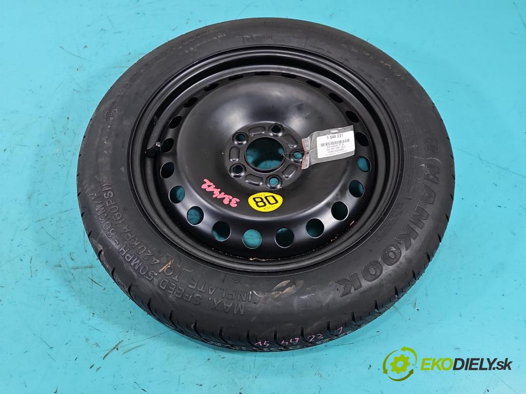 Volvo S40 II 2004-2012 1.8 16V 125 HP manual 92 kW 1798 cm3 4- koleso rezervne 16