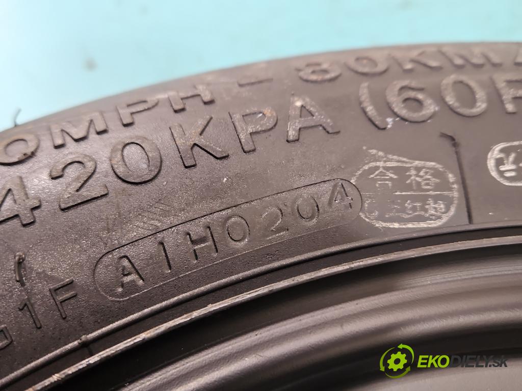 Volvo S40 II 2004-2012 1.8 16V 125 HP manual 92 kW 1798 cm3 4- koleso rezervne 16"