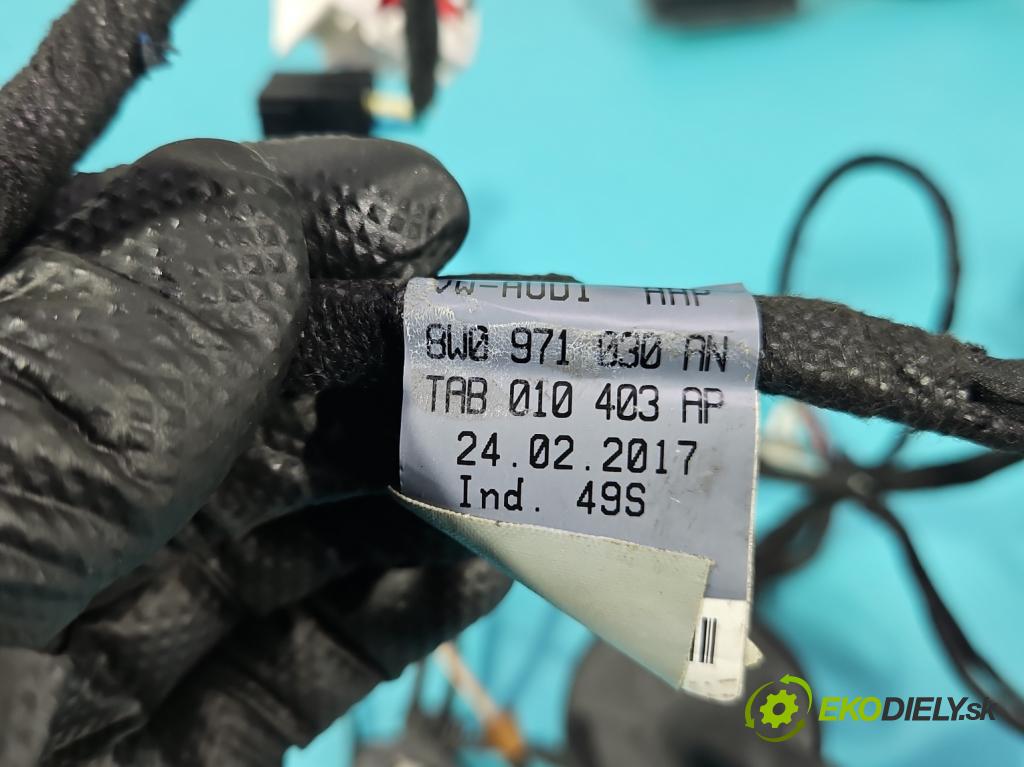 Audi A4 B9 2015-2024 2.0 TFSI 252KM automatic 185 kW 1984 cm3 4- Balíček: dveře přední pravých 8W0971030AN