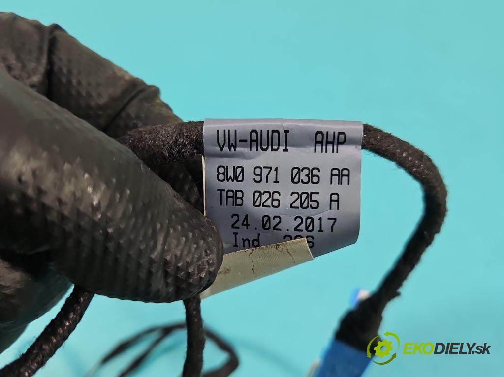 Audi A4 B9 2015-2024 2.0 TFSI 252KM automatic 185 kW 1984 cm3 4- Balíček: dveře přední pravých 8W0971036AA