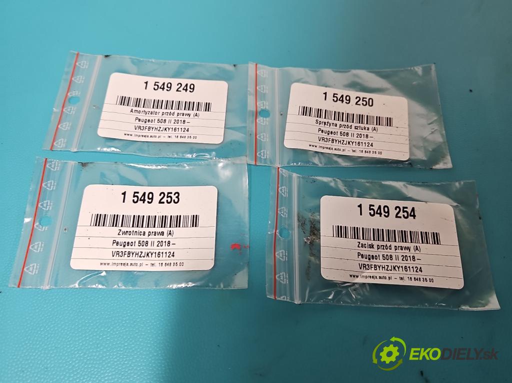 Peugeot 508 II 2018- 1.5 hdi 131 hp manual 96 kW 1499 cm3 5- pružina přední