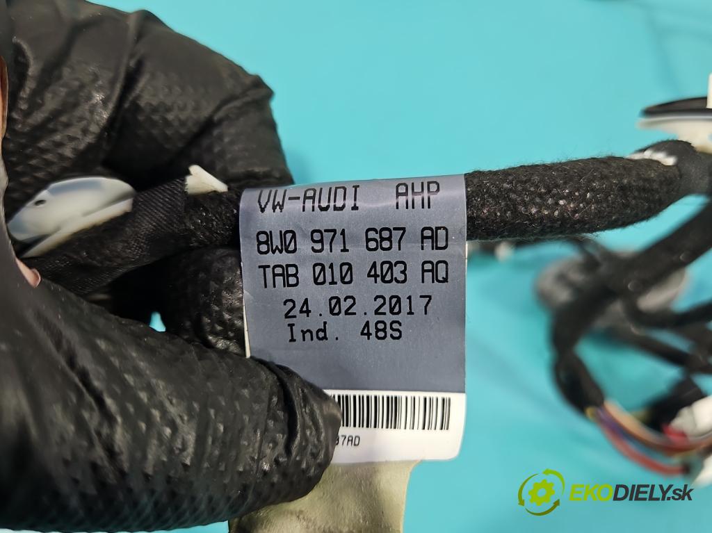 Audi A4 B9 2015-2024 2.0 TFSI 252KM automatic 185 kW 1984 cm3 4- Zväzok: dvere zadné pravých 8W0971687AD