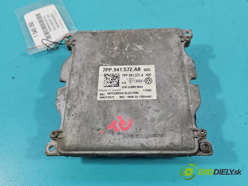 Audi A4 B9 2015-2024 2.0 TFSI 252KM automatic 185 kW 1984 cm3 4- měnič xenon 7PP941572AB (Řídící jednotka xenonu)