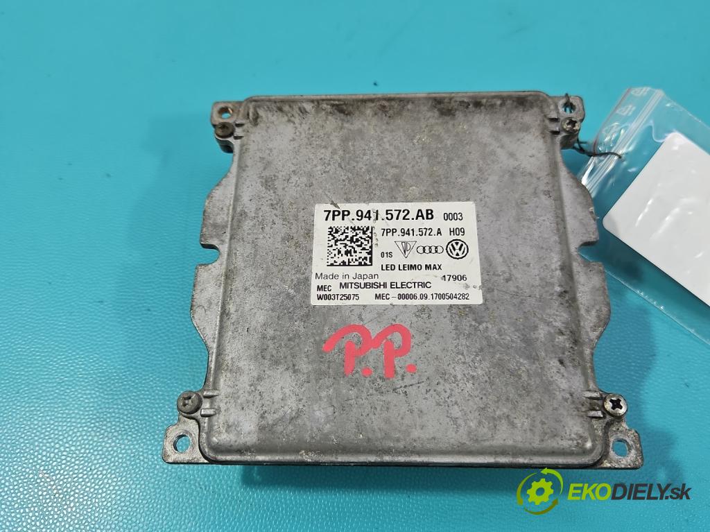 Audi A4 B9 2015-2024 2.0 TFSI 252KM automatic 185 kW 1984 cm3 4- měnič xenon 7PP941572AB (Řídící jednotka xenonu)