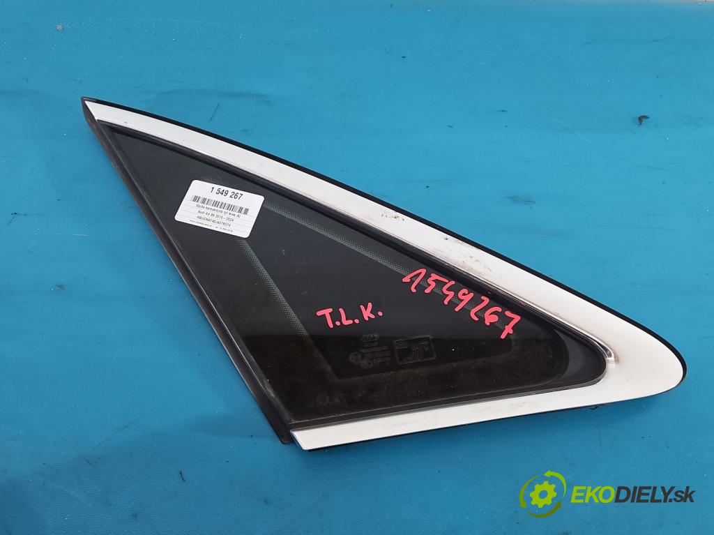 Audi A4 B9 2015-2024 2.0 TFSI 252KM automatic 185 kW 1984 cm3 4- sklo zadné ľavé 