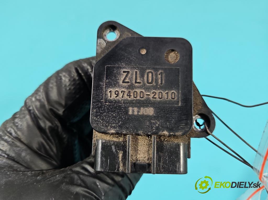 Mazda 6 II GH 2007-2012 2.0 16V 147 hp manual 108 kW 1998 cm3 5- váha vzduchu 197400-2010 (Snímač hmotnosti vzduchu)